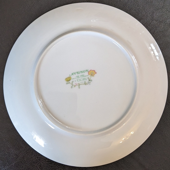 Vintage Toscany Avignon Floral Snack Dessert Plate Multi-Color, T14MIS - Picture 2 of 2